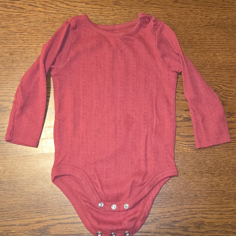 Garanimals Magenta Bodysuit One Piece with Snap Closures
